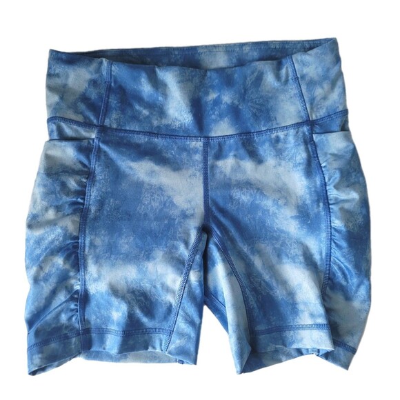 Lululemon Women's Speed Track 6" Short Tidal Trip Pipe Dream Blue Size 6 - Picture 2 of 10